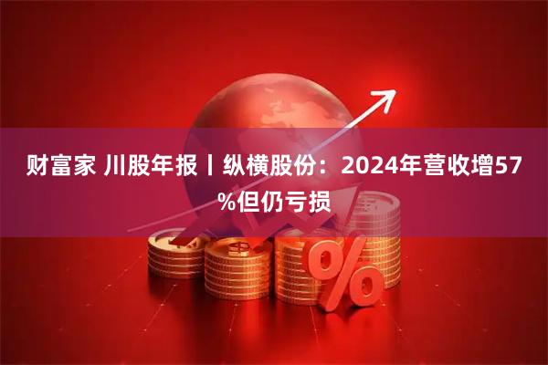 财富家 川股年报丨纵横股份：2024年营收增57%但仍亏损